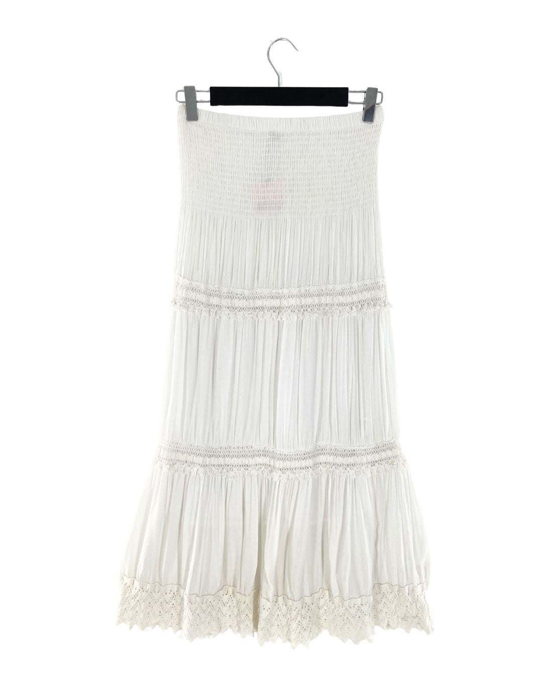 Maxi falda encauchada