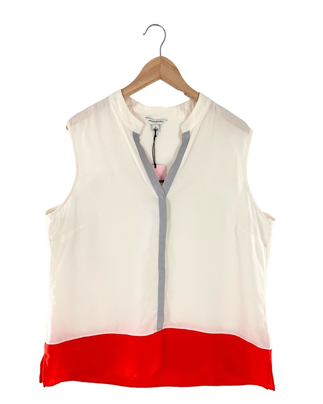 Blusa sleeveless abotonada