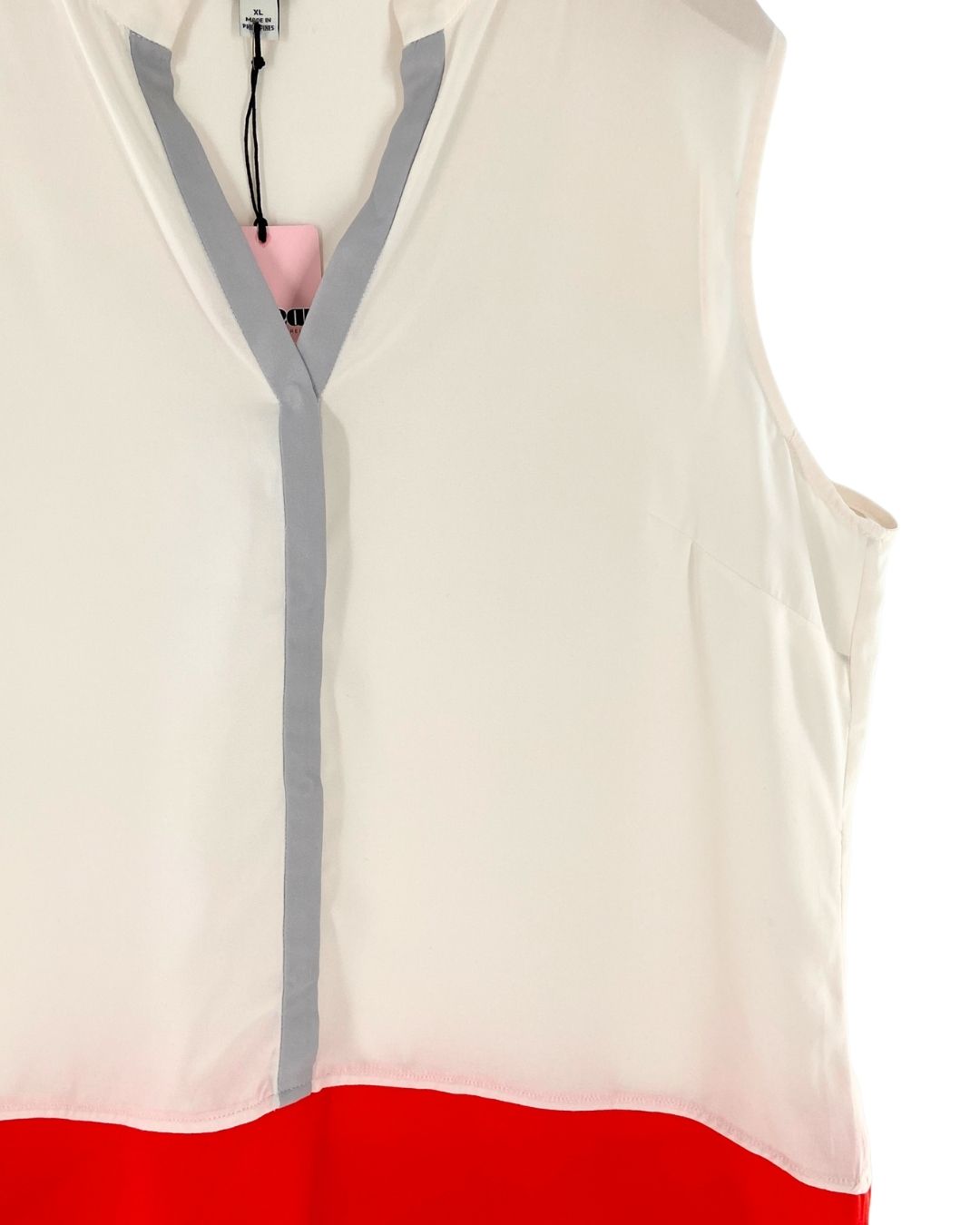 Blusa sleeveless abotonada