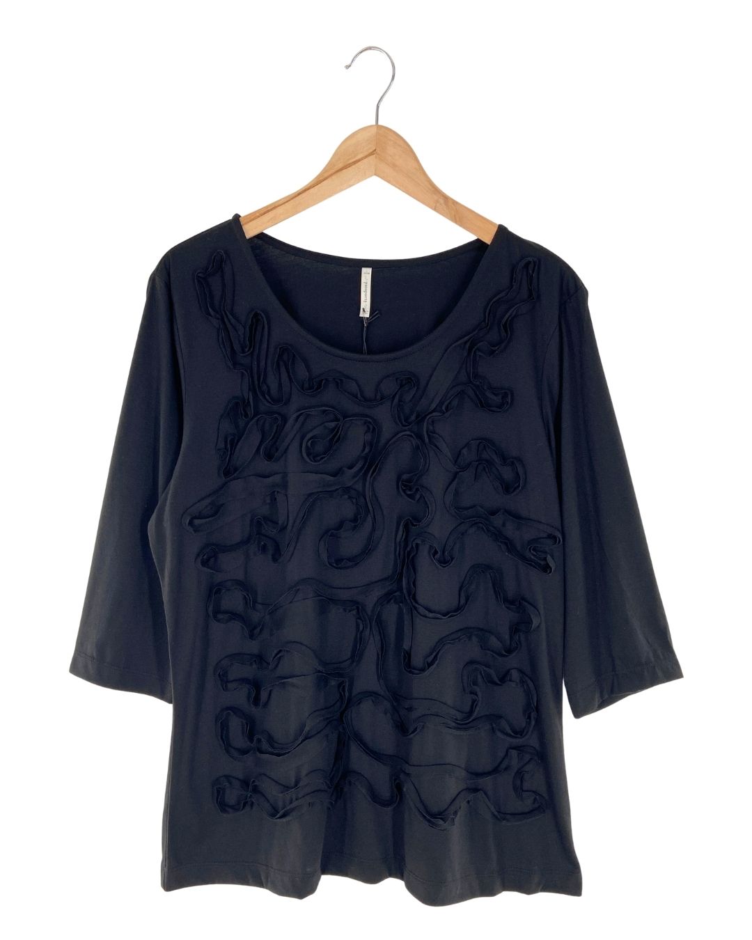 Blusa manga 3/4 con rosetas