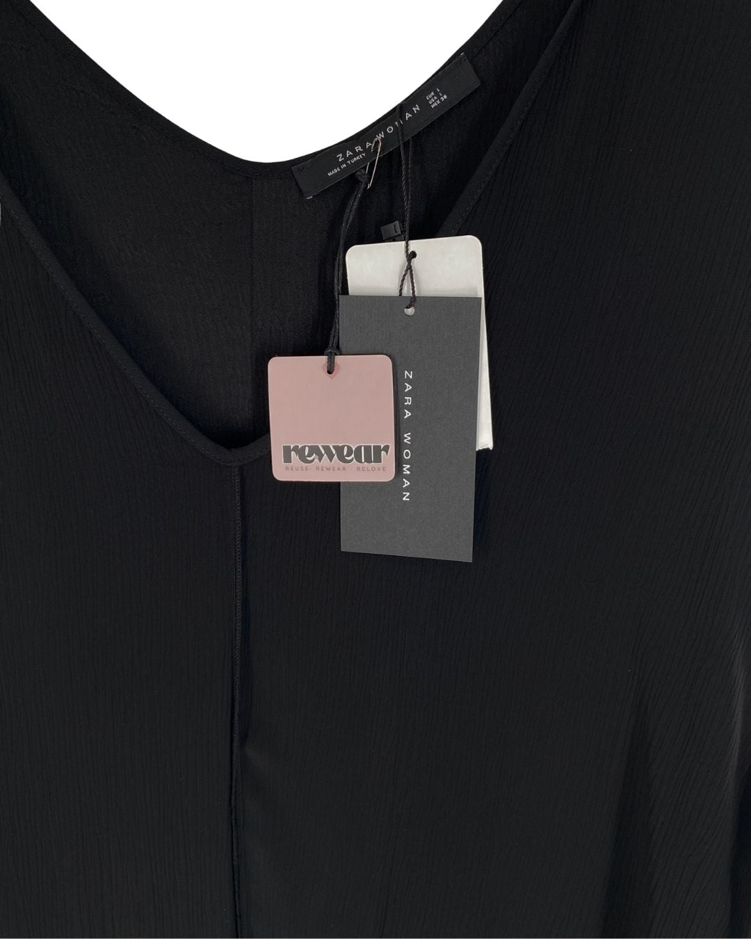 Blusa manga larga con textura