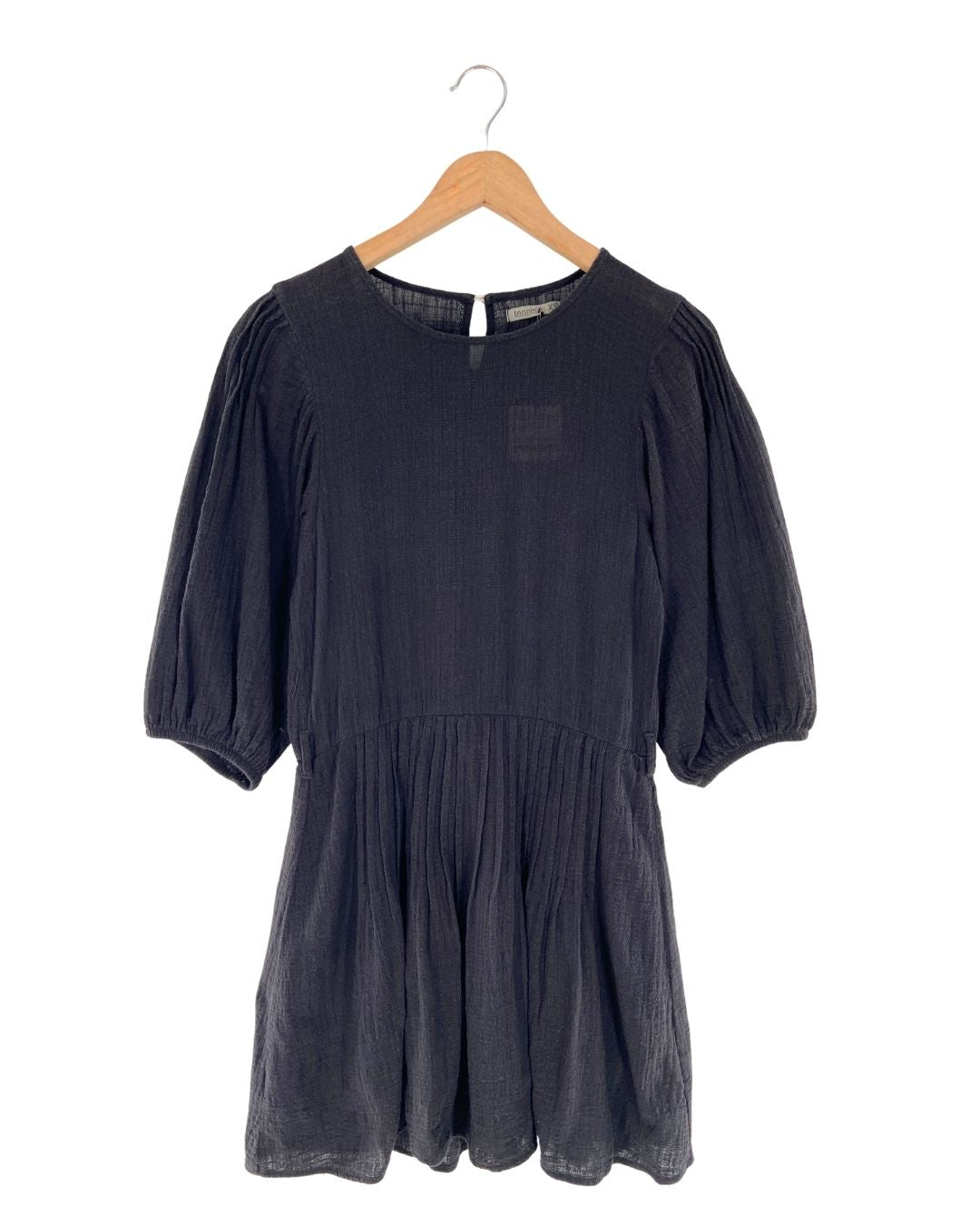 Vestido midi con textura
