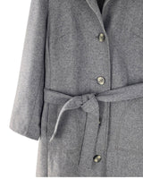 Abrigo long size con cinturon