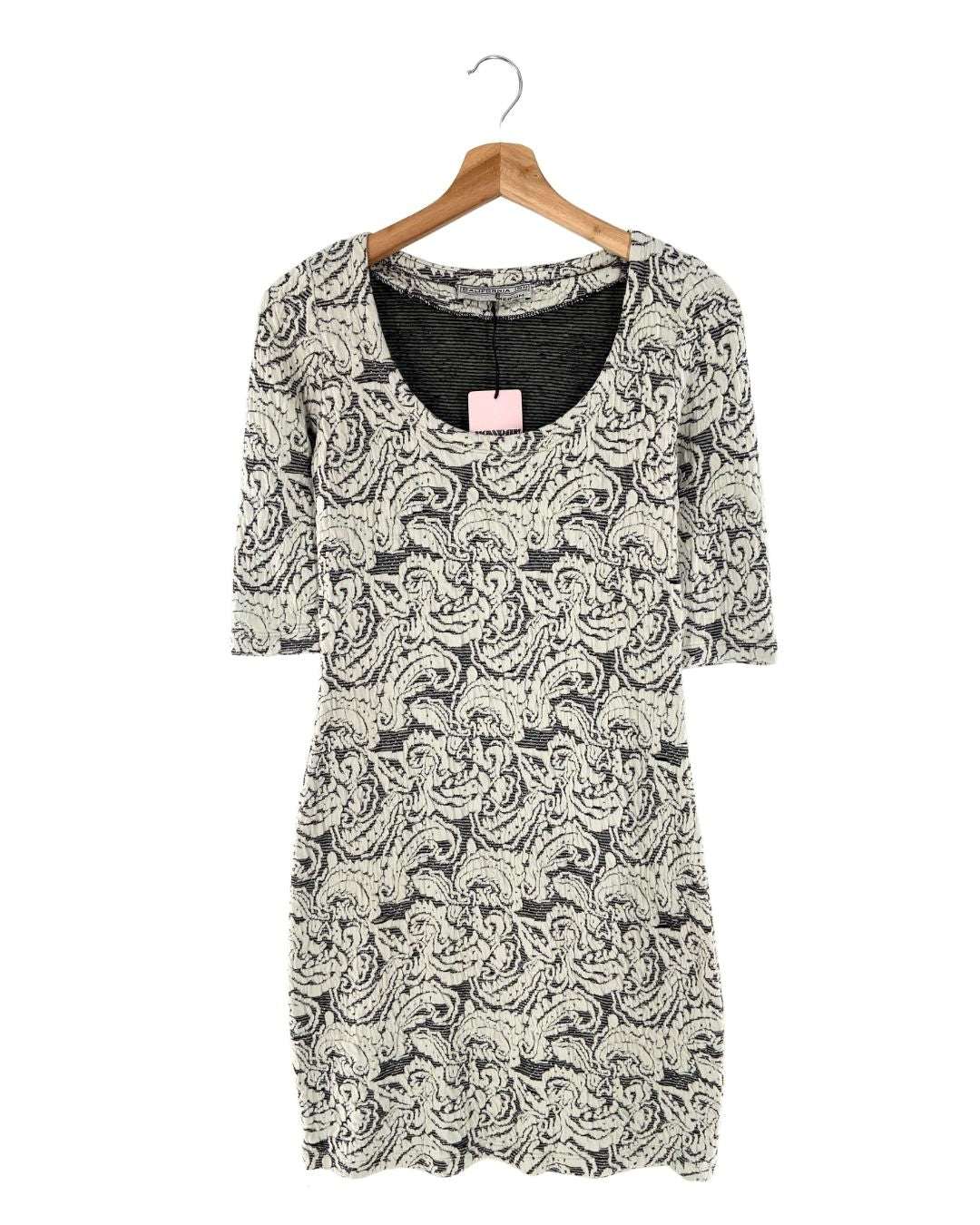 Vestido mini con textura