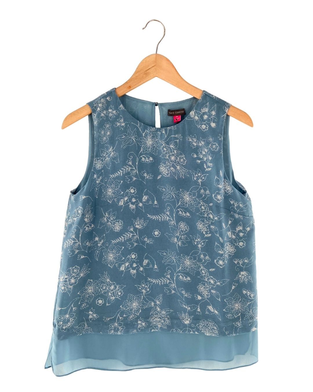 Blusa sleeveless print flores