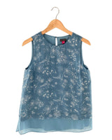 Blusa sleeveless print flores