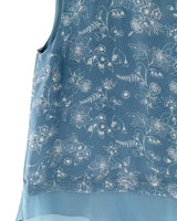Blusa sleeveless print flores