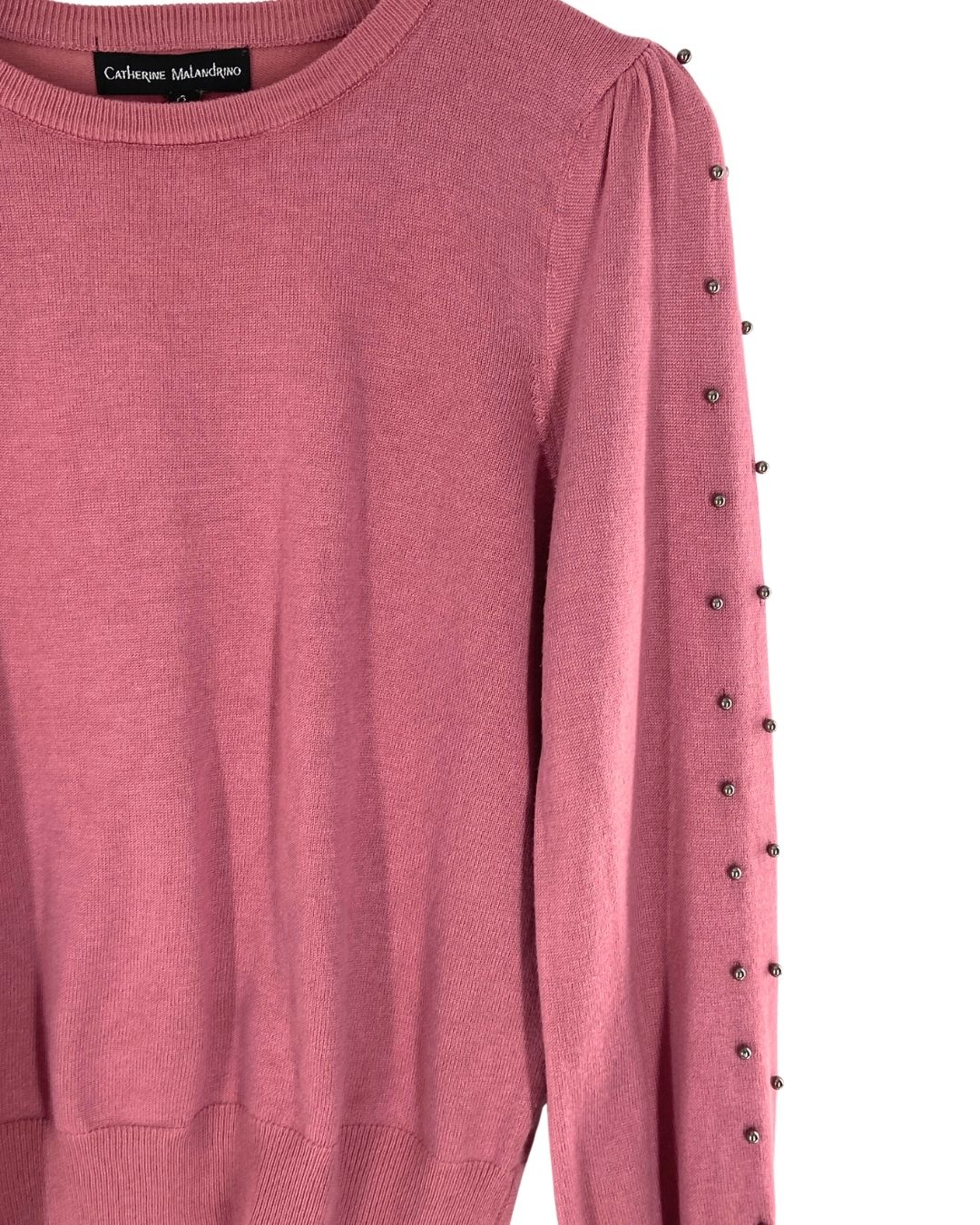 Saco tejido con taches