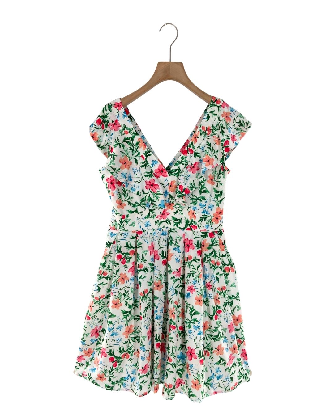 Vestido midi con prenses