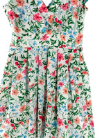 Vestido midi con prenses