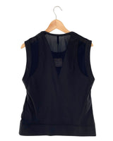 Blusa sleeveless con bordado
