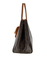 Cartera tote con charm