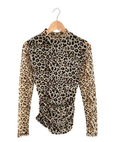 Blusa manga larga animal print
