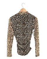 Blusa manga larga animal print