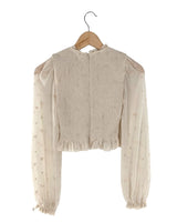 Blusa manga larga encauchada