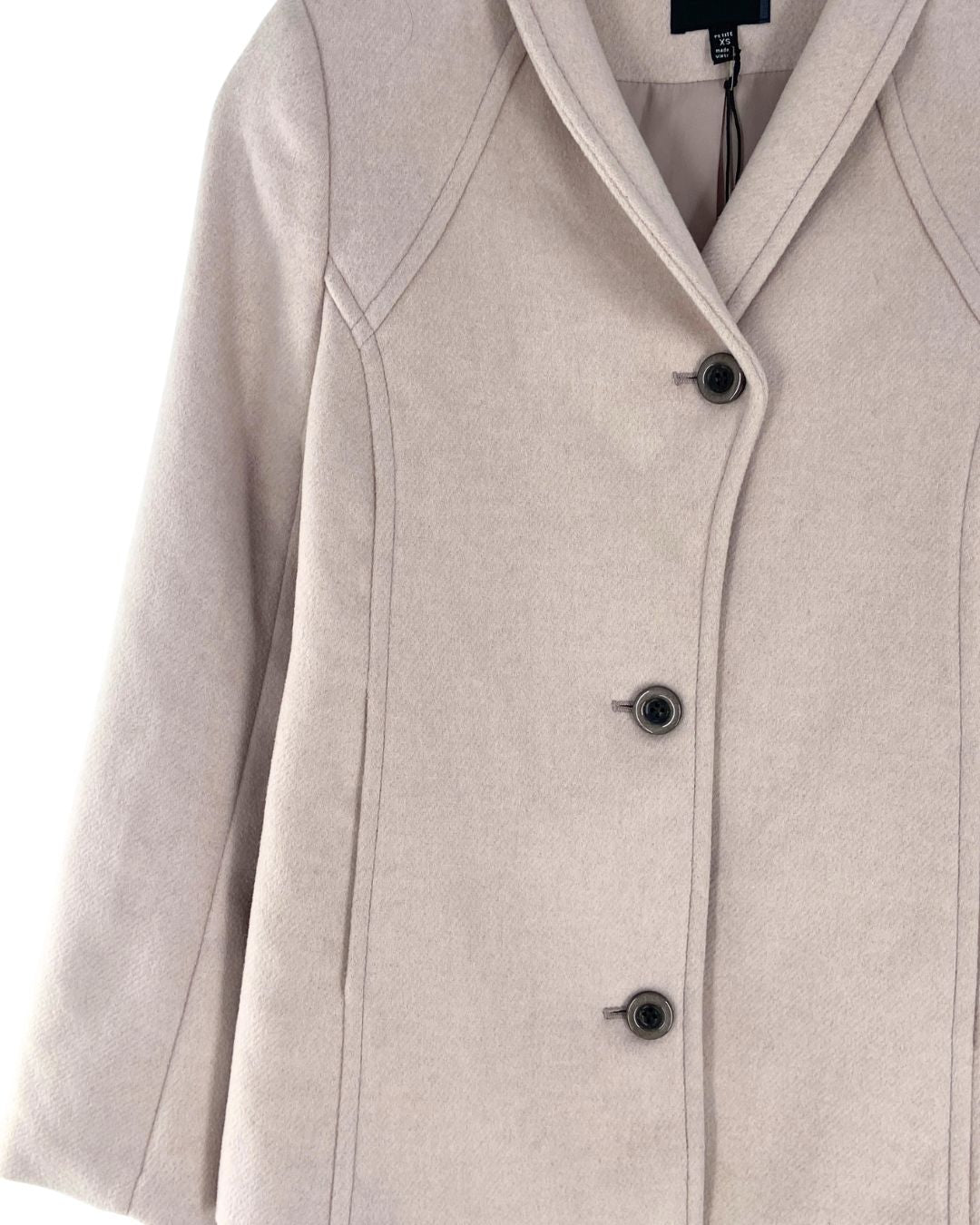 Blazer en paño abotonado