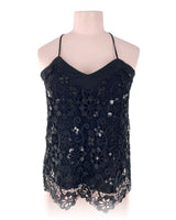 Blusa de tiras bordados