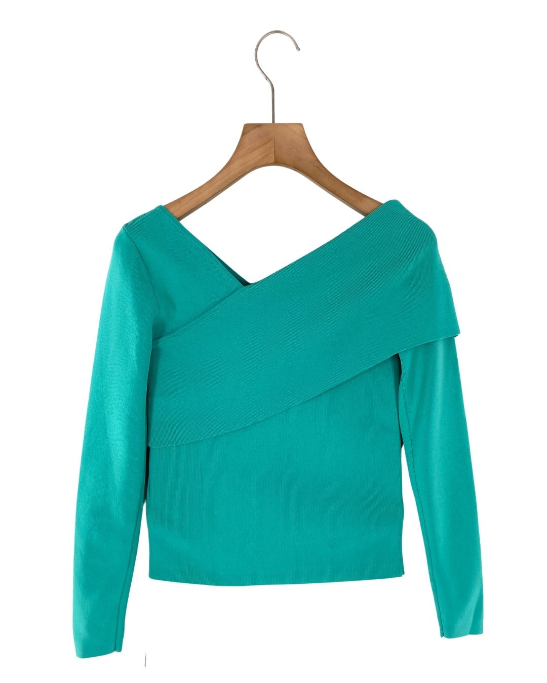 Blusa manga larga escote