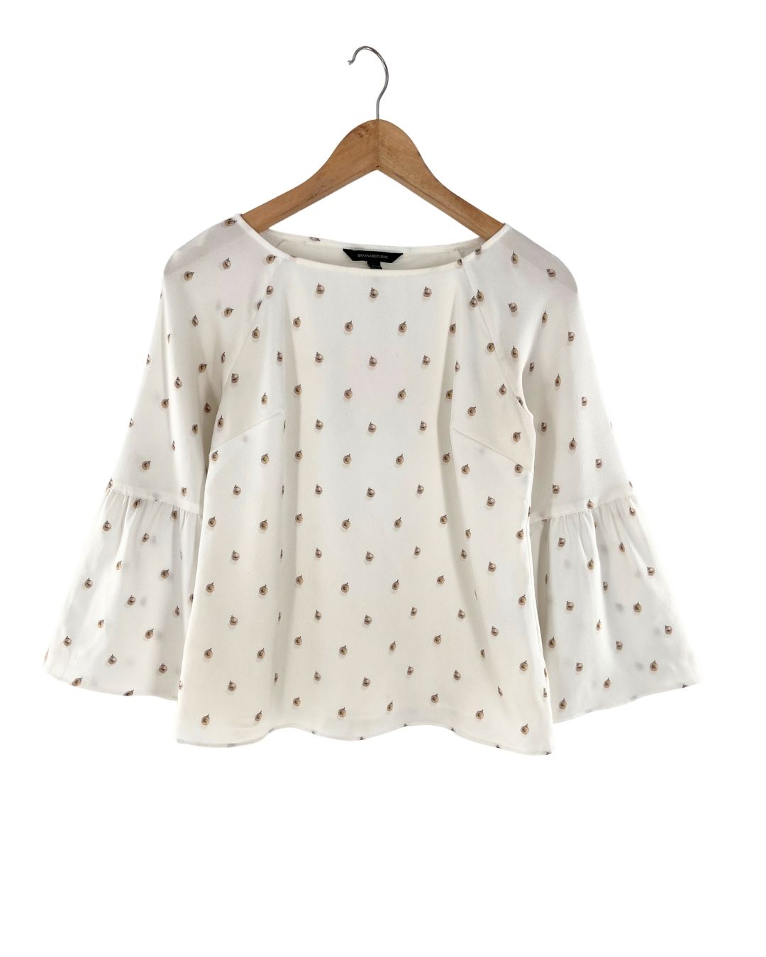 Blusa manga larga con print