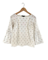 Blusa manga larga con print