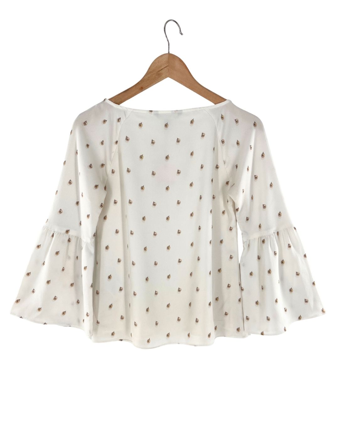 Blusa manga larga con print