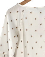 Blusa manga larga con print