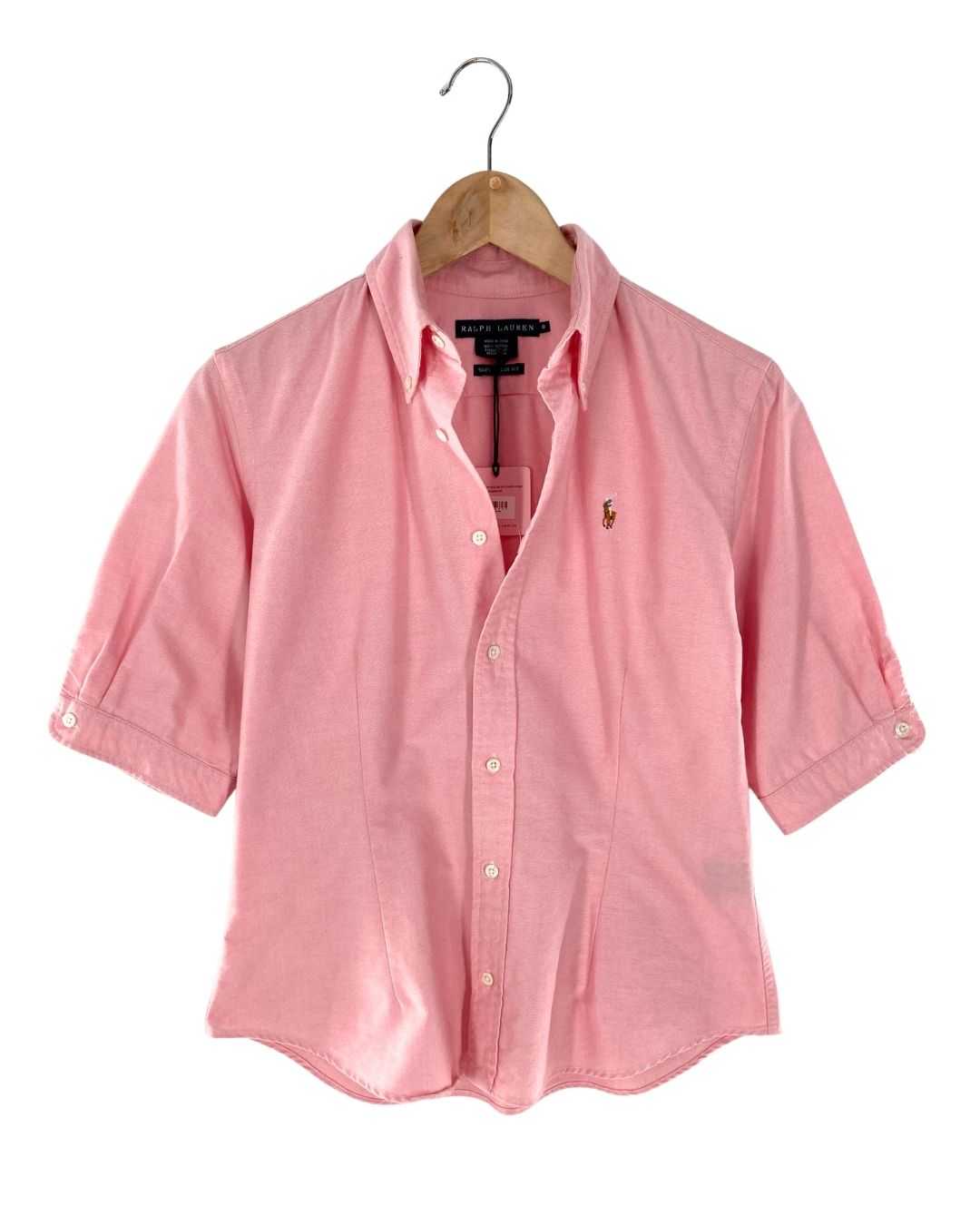 Camisa oxford manga 3/4