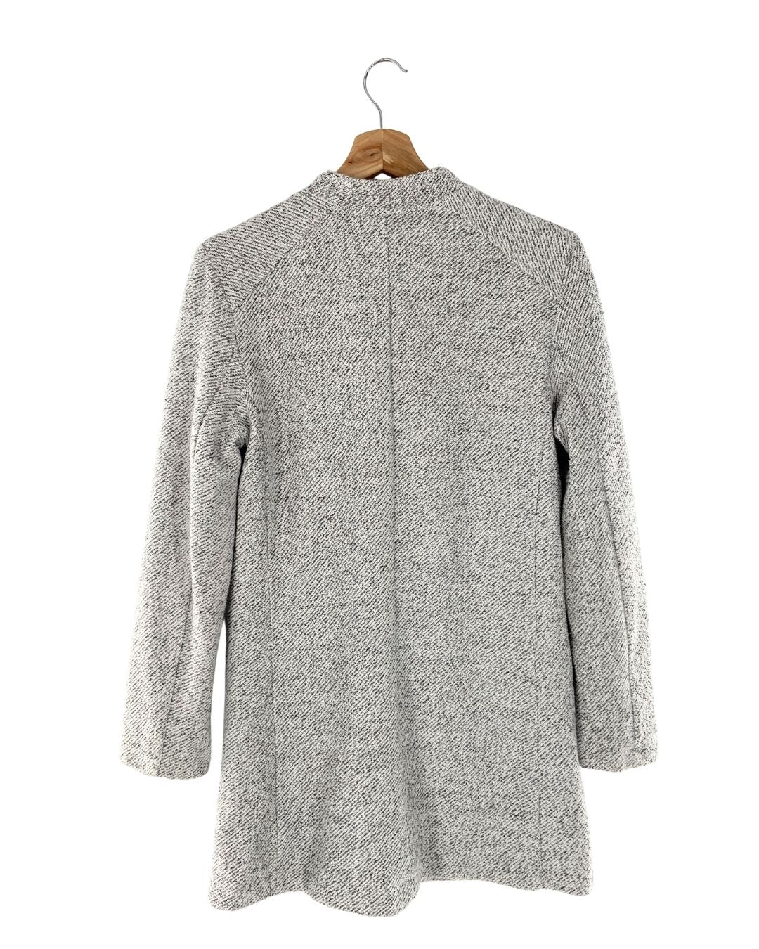 Chaqueta midi con cremallera