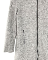 Chaqueta midi con cremallera