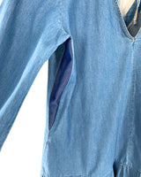 Vestido midi manga larga