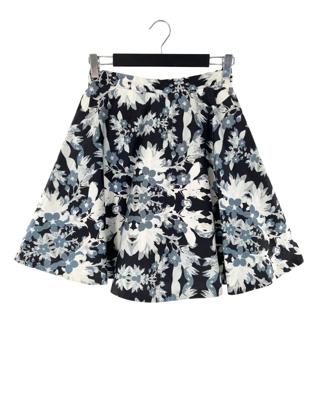 Falda mini amplia print flores