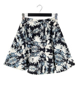 Falda mini amplia print flores