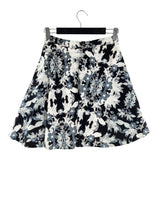 Falda mini amplia print flores