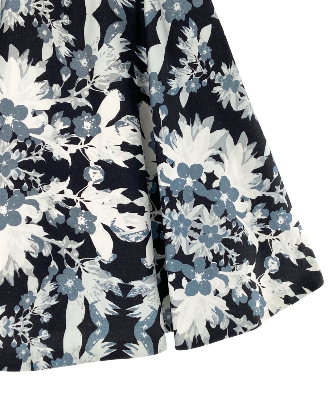 Falda mini amplia print flores