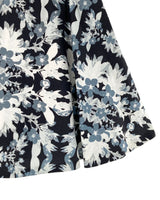 Falda mini amplia print flores