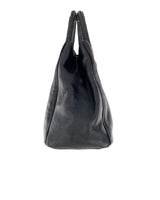 Hand bag con asas tejidas