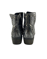 Botines con taches efecto foil