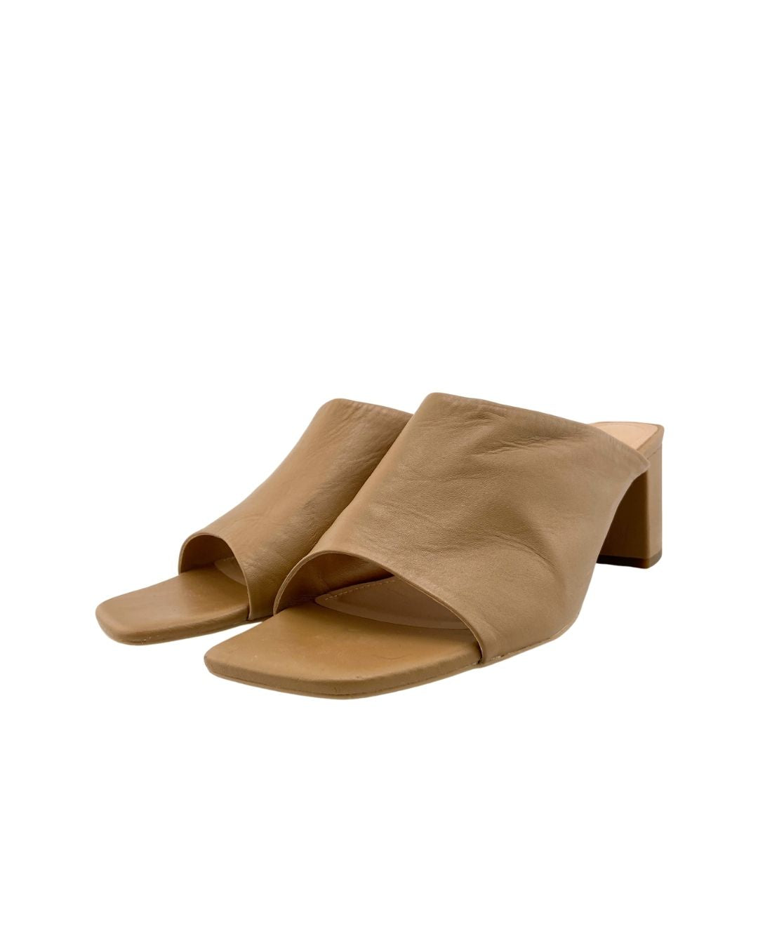 Sandalias tacon cuadrado