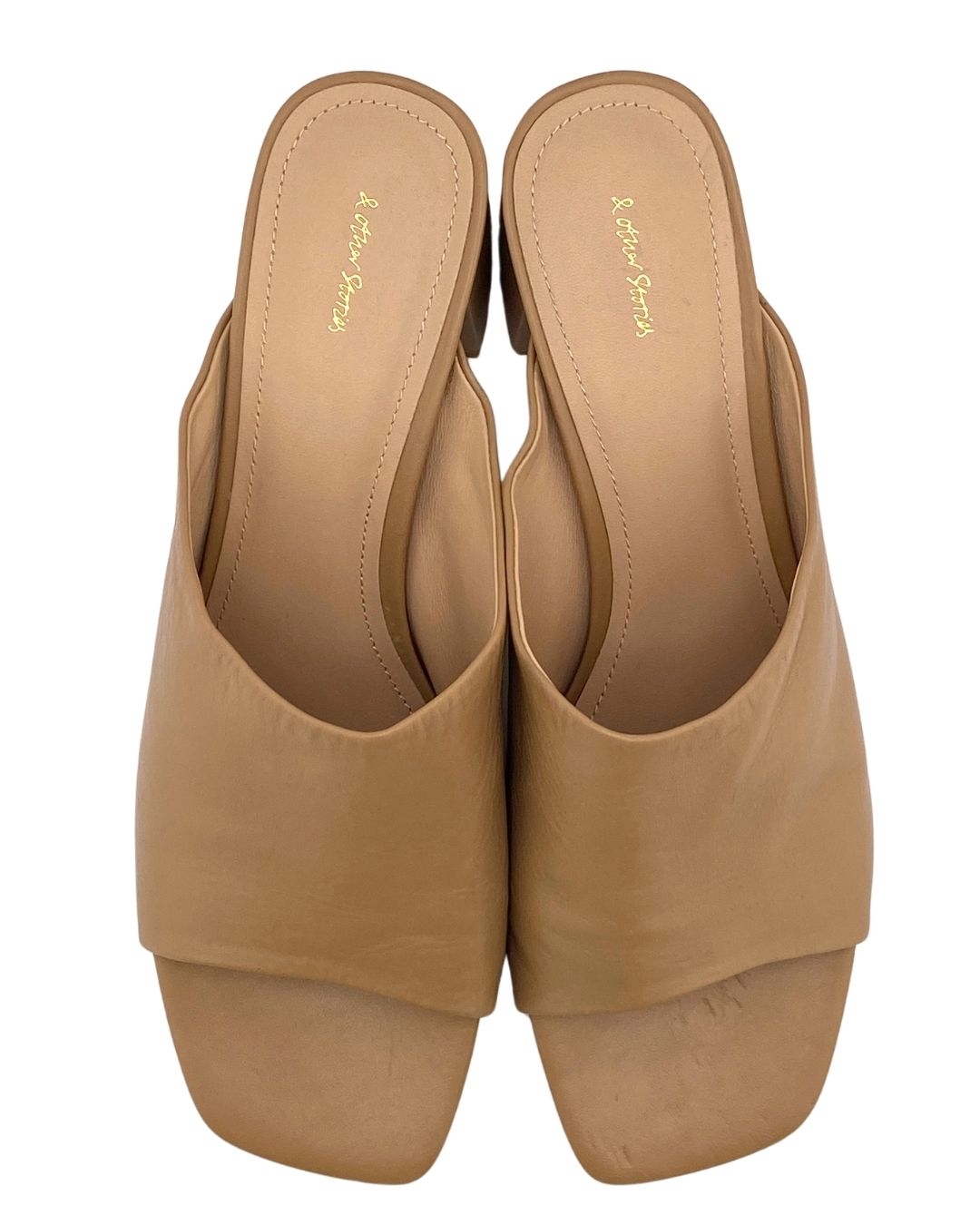 Sandalias tacon cuadrado