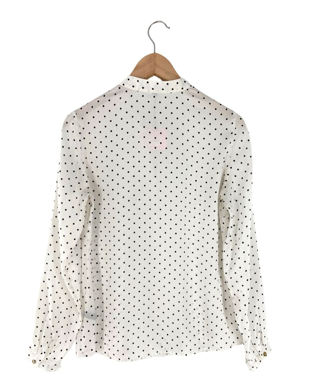 Blusa satinada manga larga