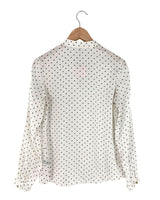 Blusa satinada manga larga