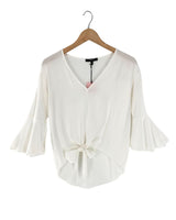 Blusa manga larga con textura