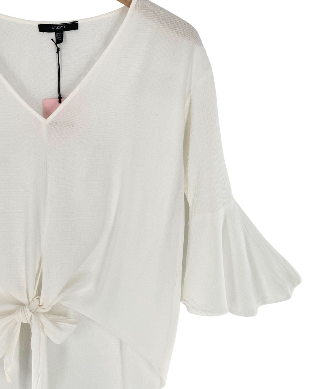 Blusa manga larga con textura