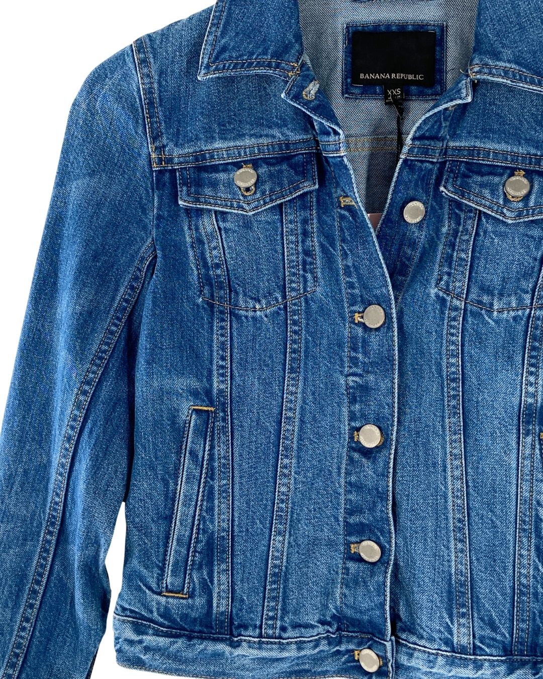 Chaqueta en denim rigido