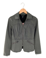 Chaqueta stretch efecto piel