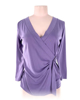 Blusa licrada con anudado