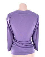 Blusa licrada con anudado