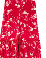 Maxi falda abotonada print