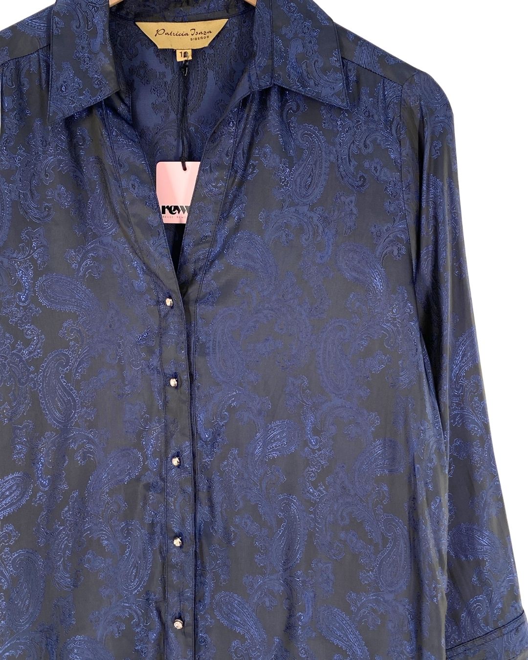 Camisa manga larga satinada