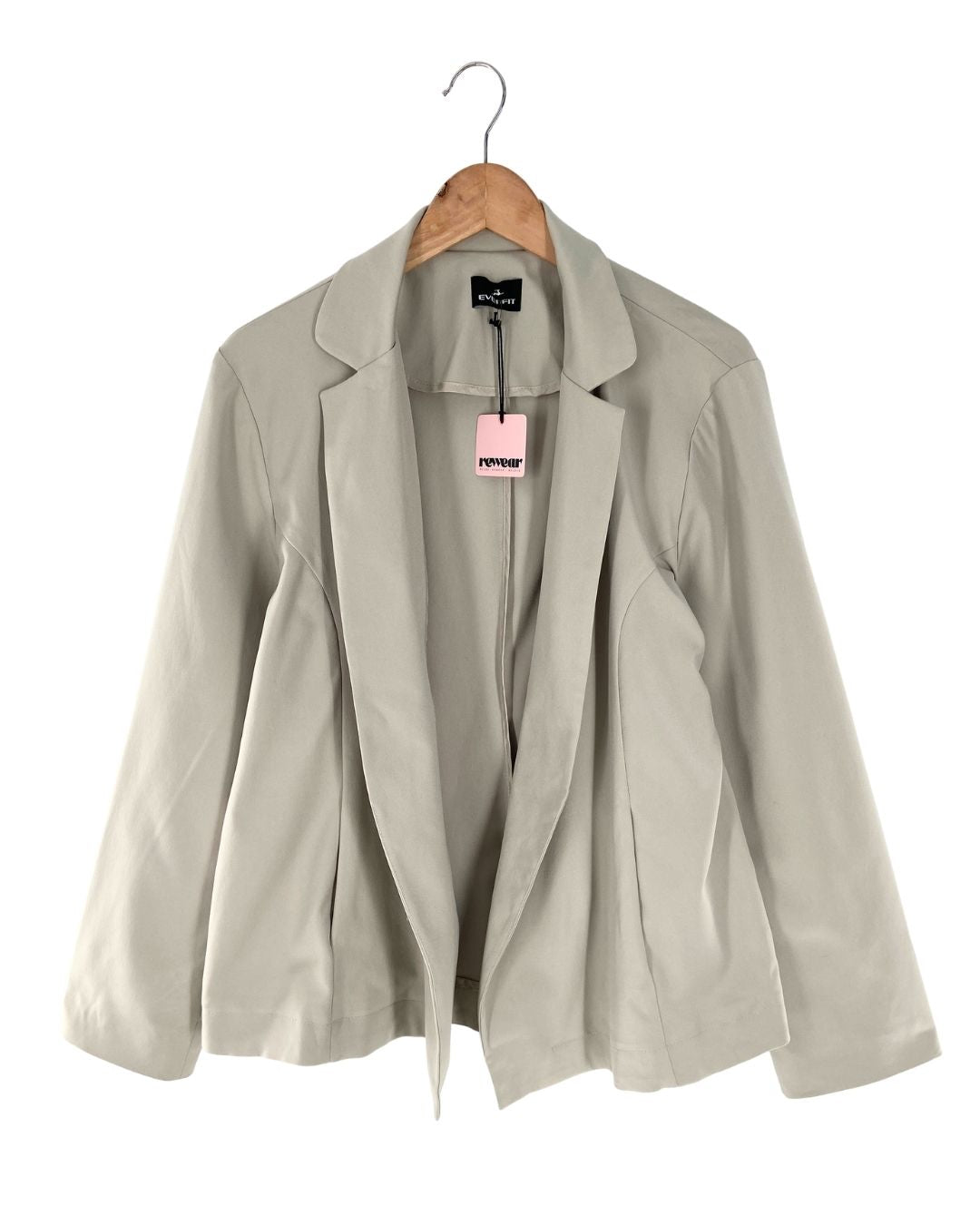 Chaqueta delgada abierta